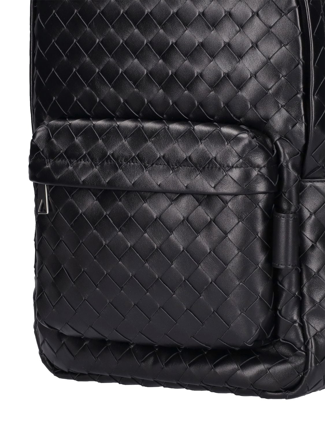 Shop Bottega Veneta Small Classic Intrecciato Backpack In Black