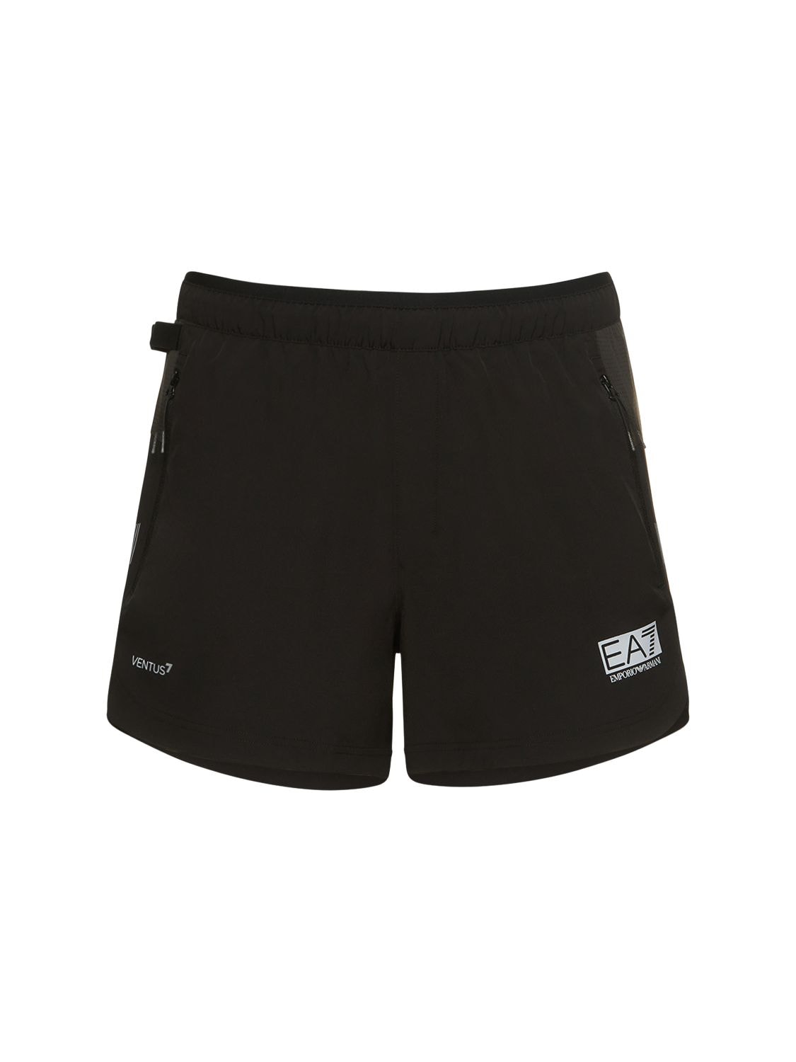 EA7 VENTUS7 RECYCLED POLY TRACK SHORTS