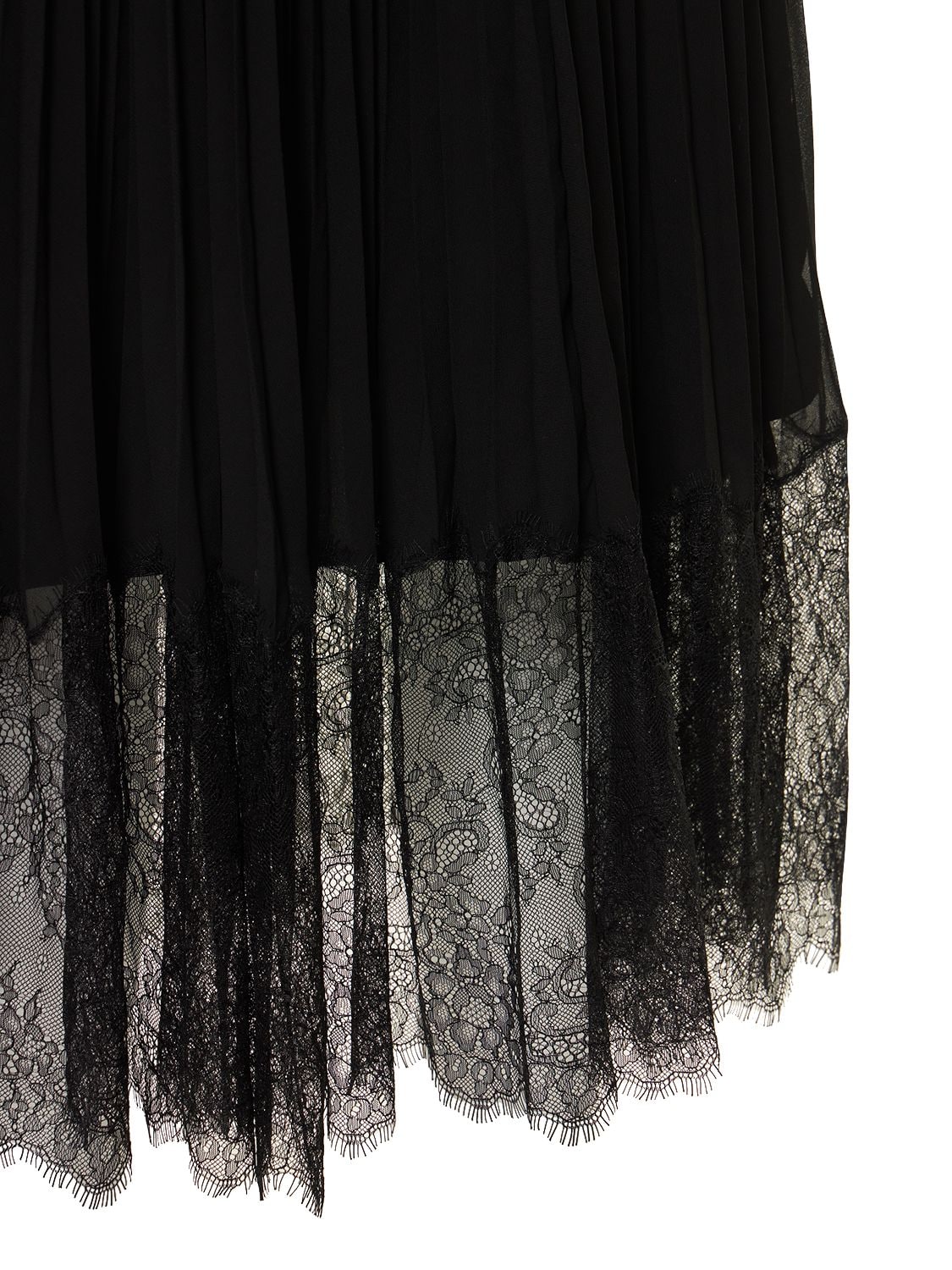 Self-portrait Jacket Pleated Midi-dress In Black