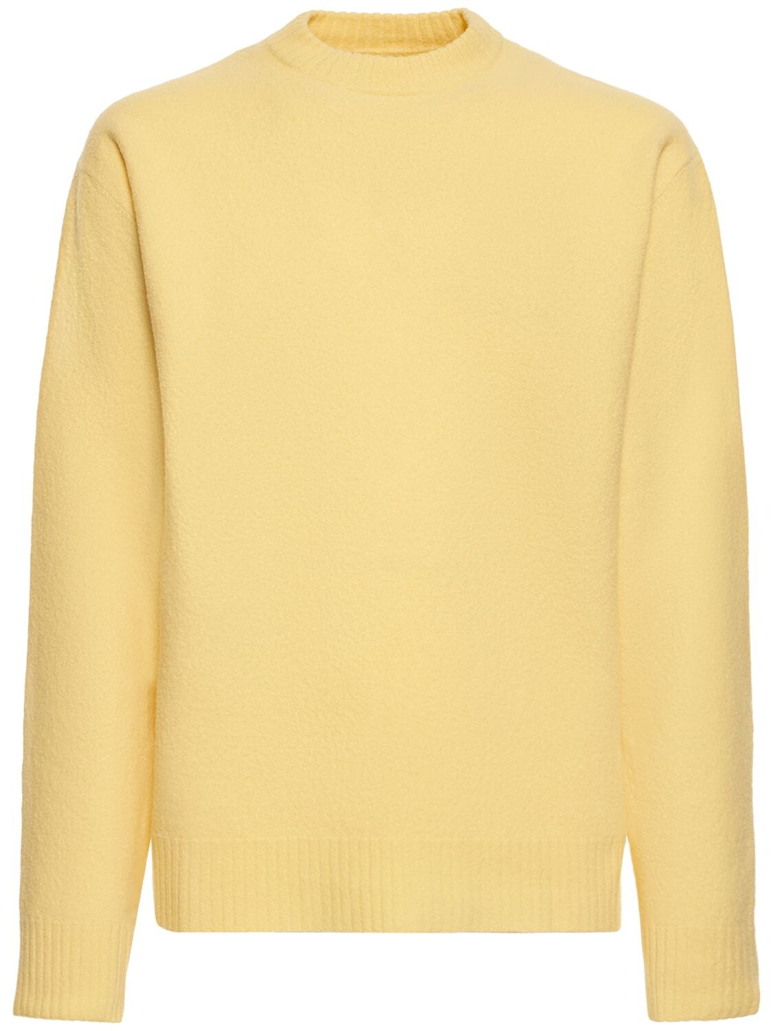 JIL SANDER BOILED WOOL KNIT jumper