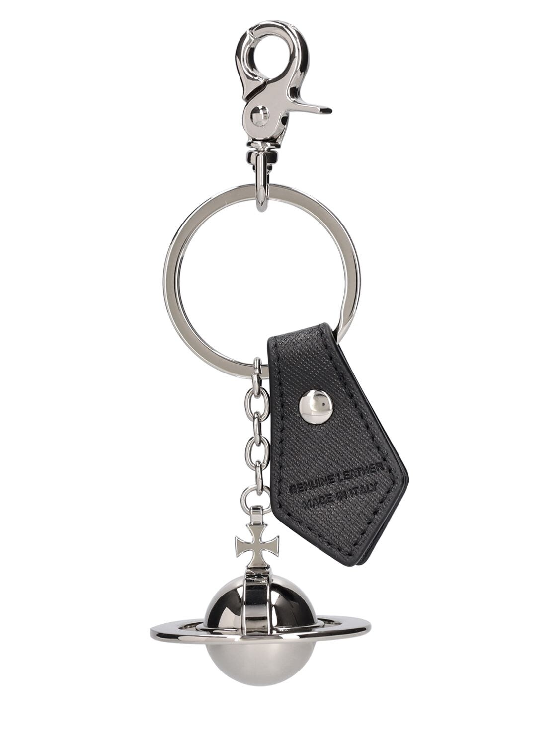 SAFFIANO 3D ORB GUN METAL key ring 小物 キーホルダー premiergym.com.br