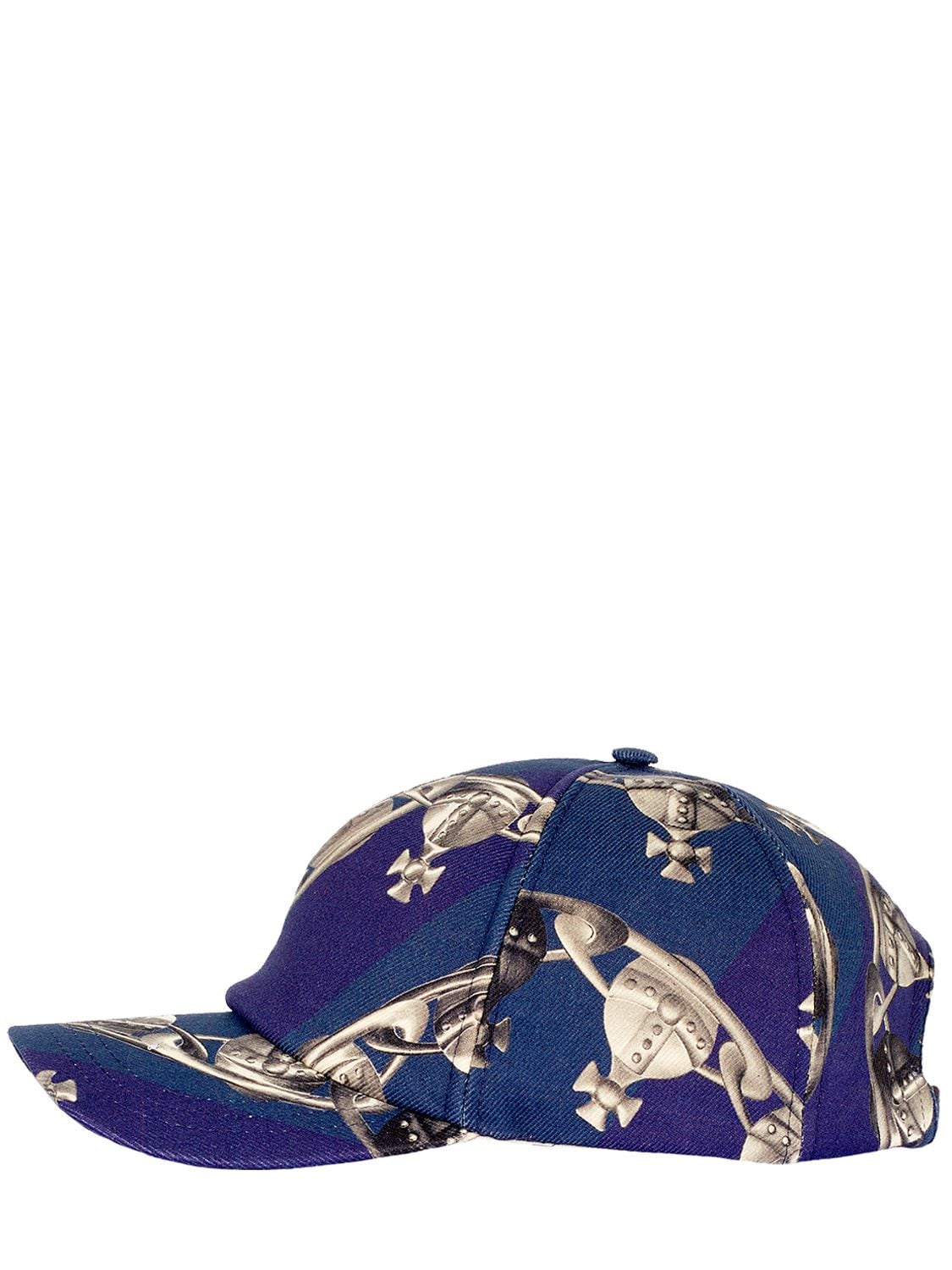 Vivienne Westwood Orb Chain Baseball Hat In Blue,multi | ModeSens