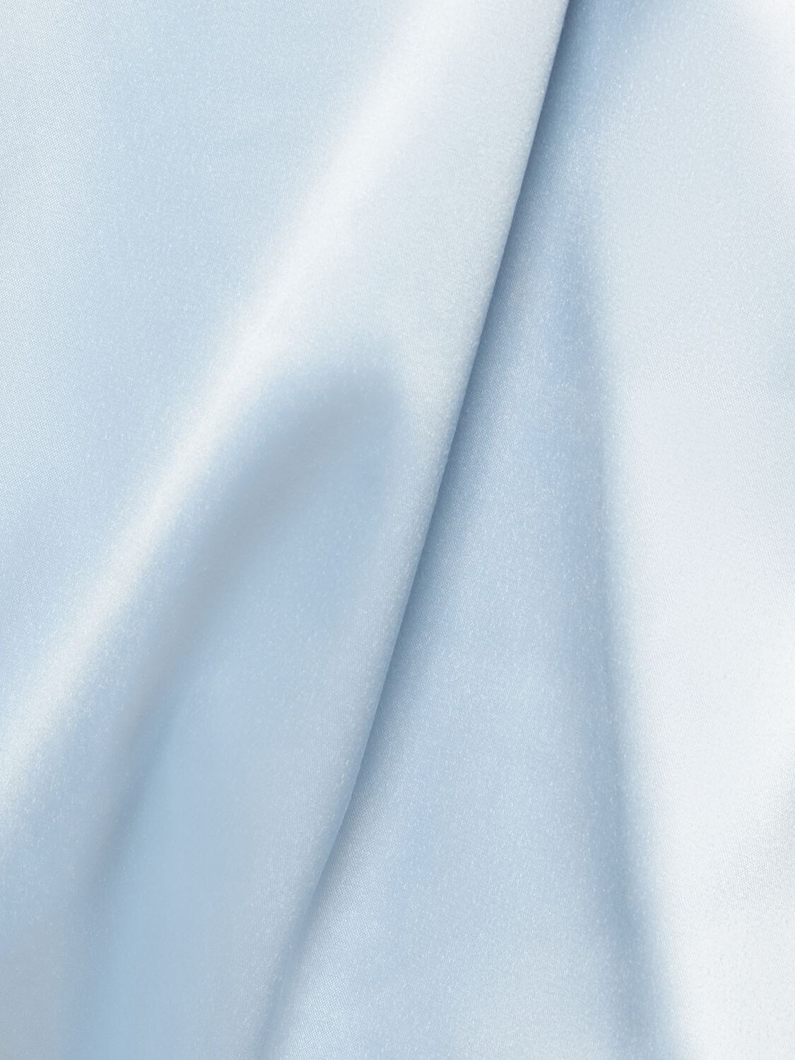 16arlington Blake One Shoulder Satin Mini Dress In Light Blue
