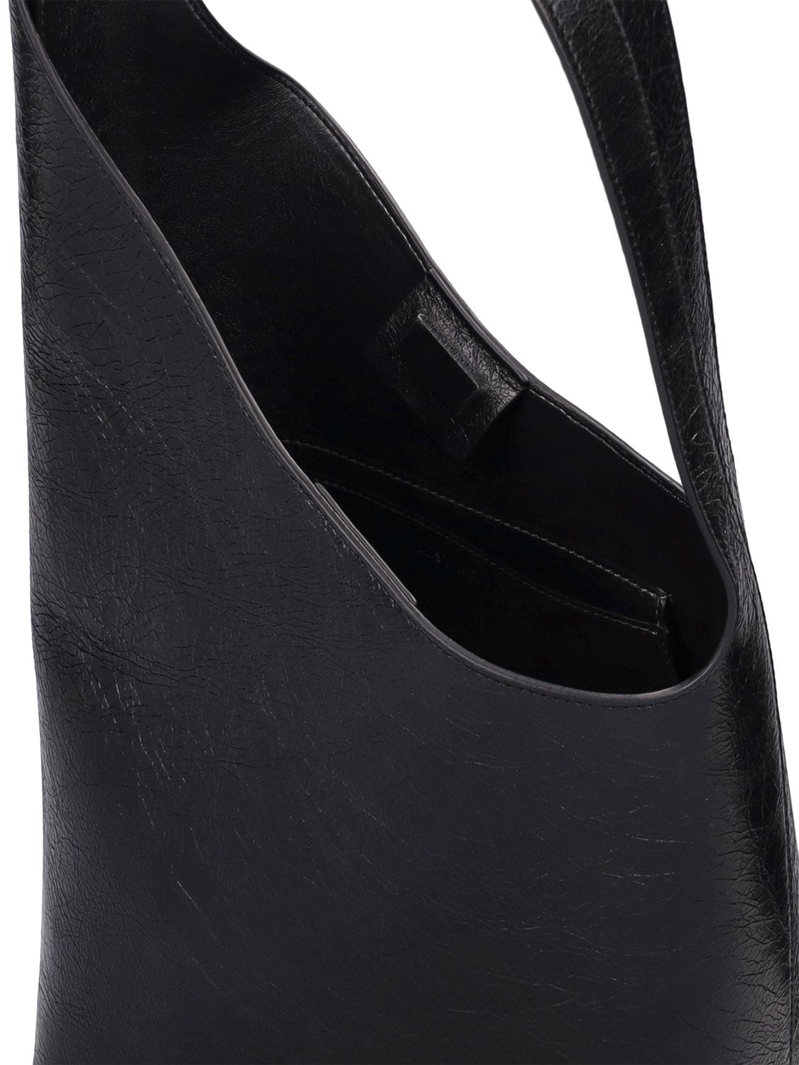 Demi lune leather handbag Aesther Ekme Black in Leather - 34517902