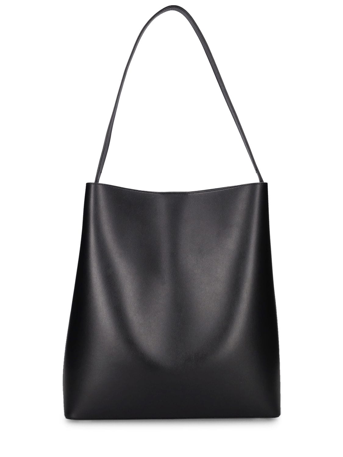 Shop Aesther Ekme Sac Smooth Leather Tote Bag In Black
