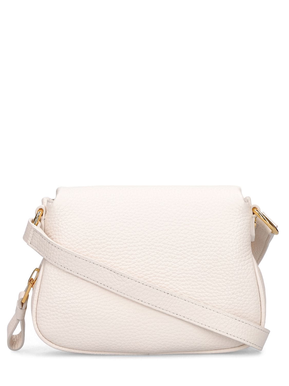 Shop Tom Ford Mini Jennyfer Leather Shoulder Bag In White