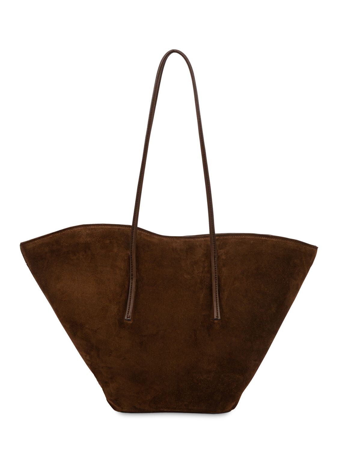 Little Liffner Soft Leather Tulip Tote In Chestnut