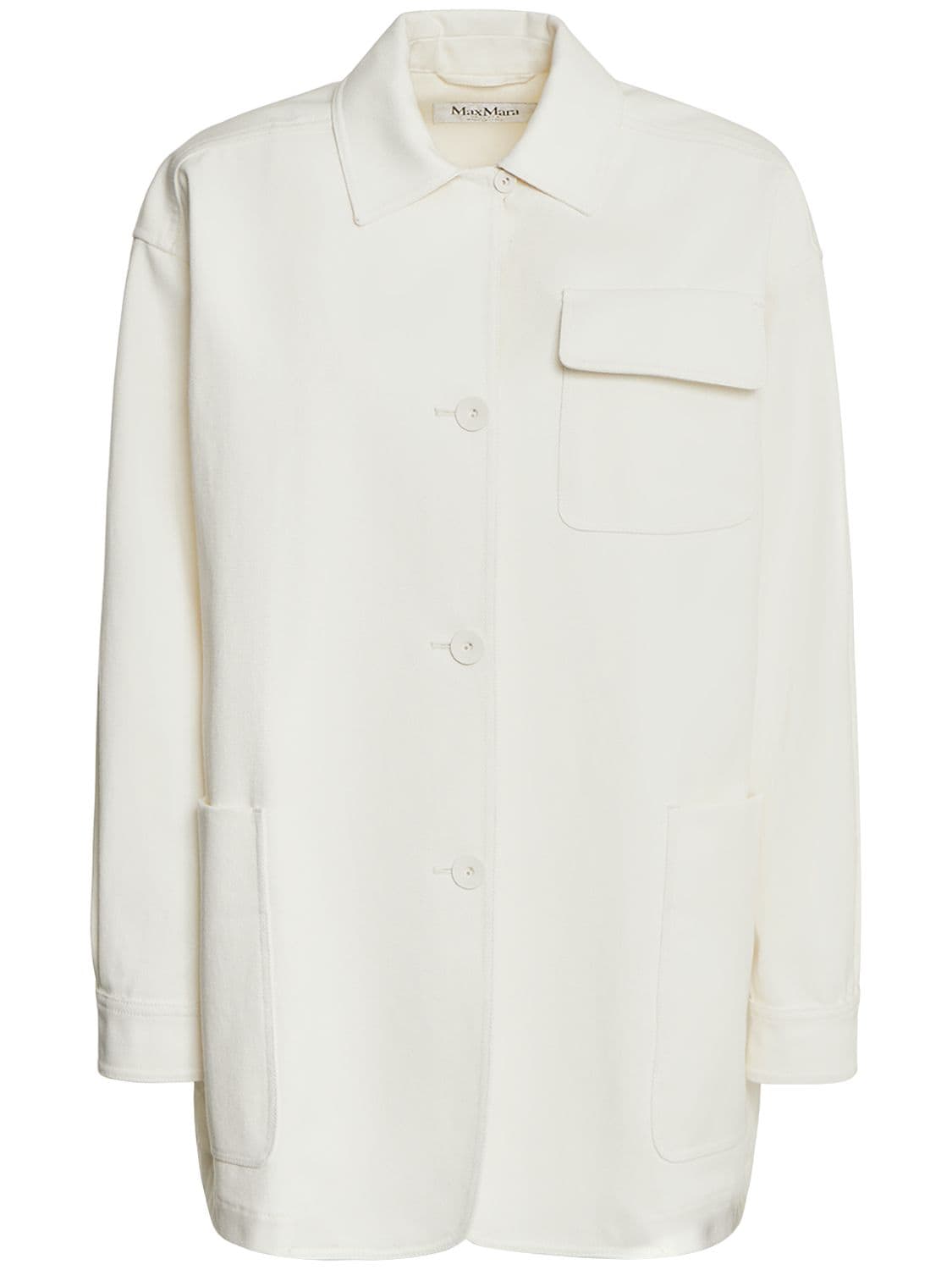 MAX MARA RAGTIME DRILL WORKWEAR SHIRT JACKET