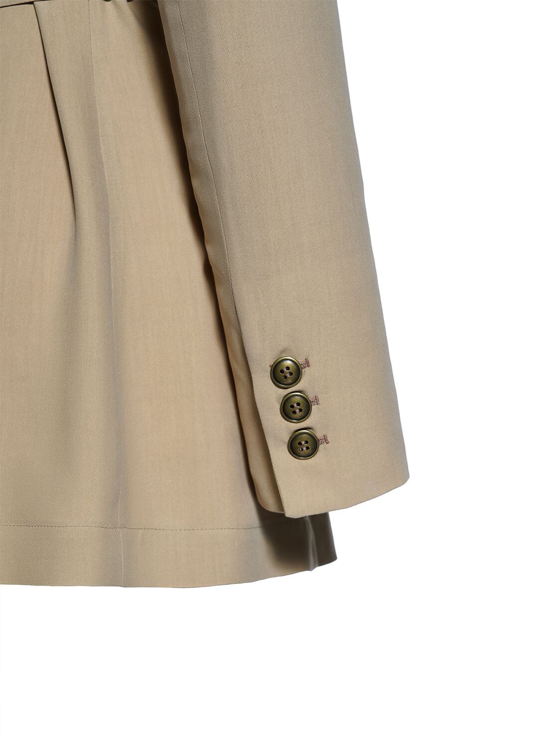 Max Mara Fleur Washed Silk Wrap Jacket In Wood