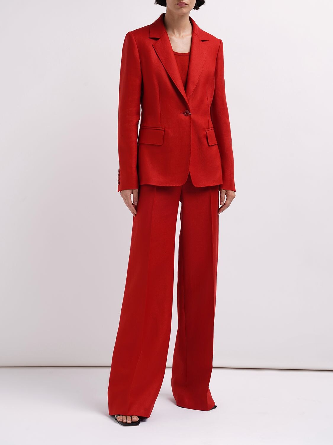 MAX MARA LINEN CANVAS JACKET 