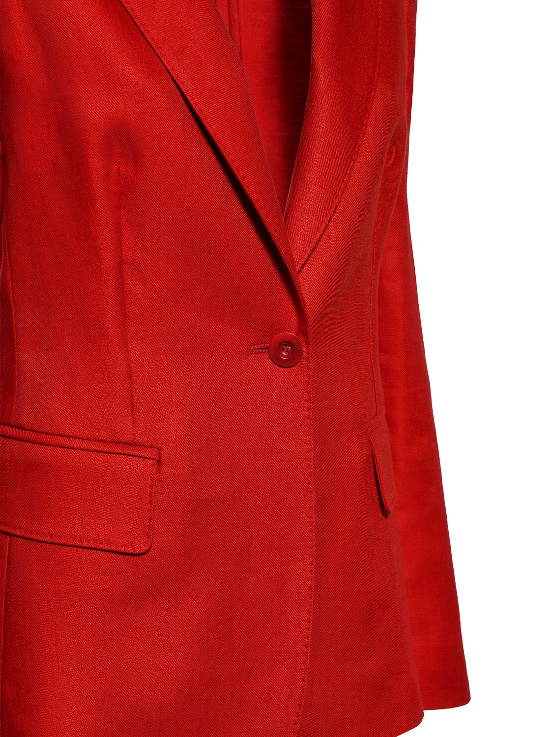 MAX MARA LINEN CANVAS JACKET 