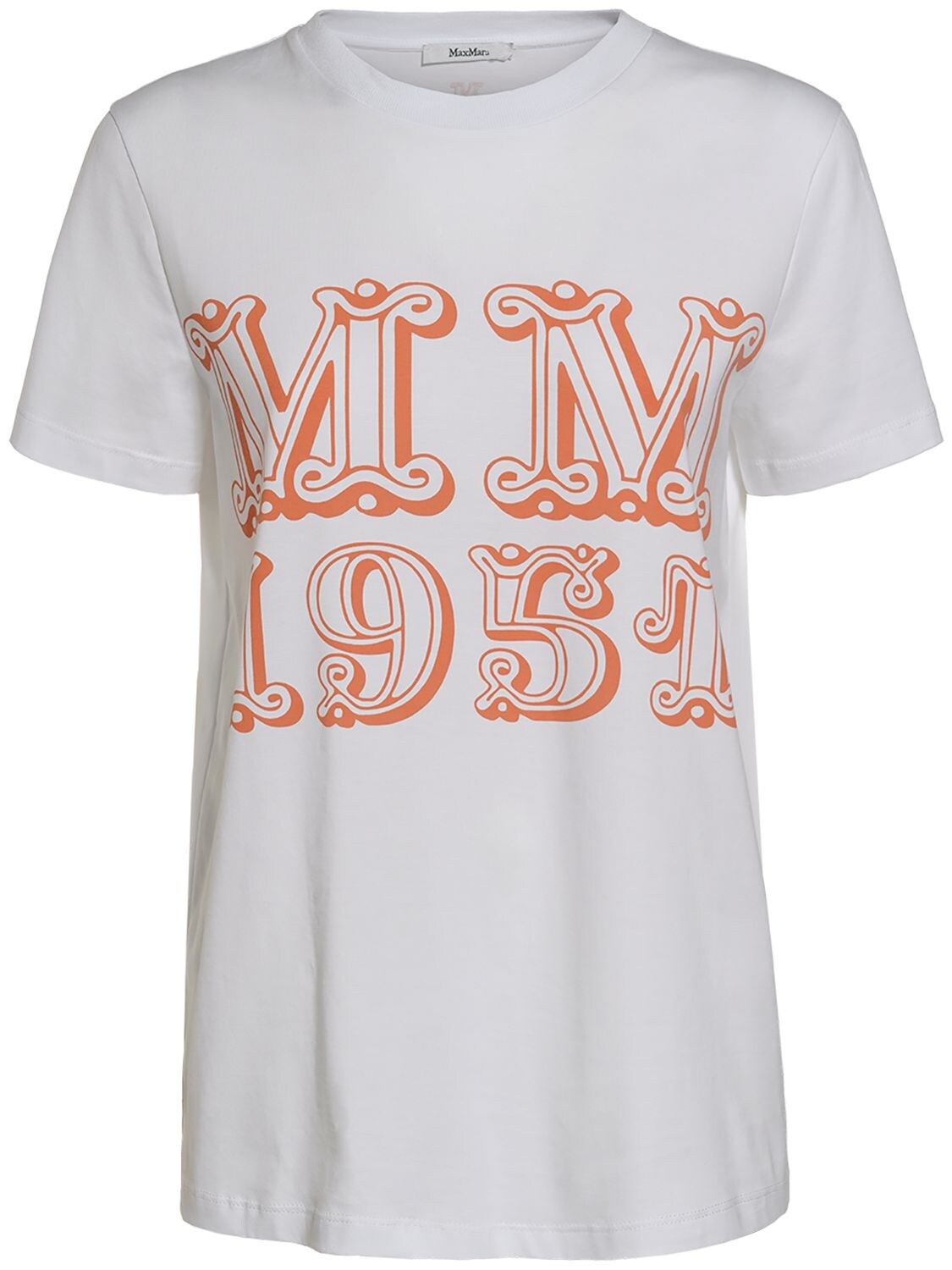Mincio Logo Printed Jersey T-shirt – WOMEN > CLOTHING > T-SHIRTS