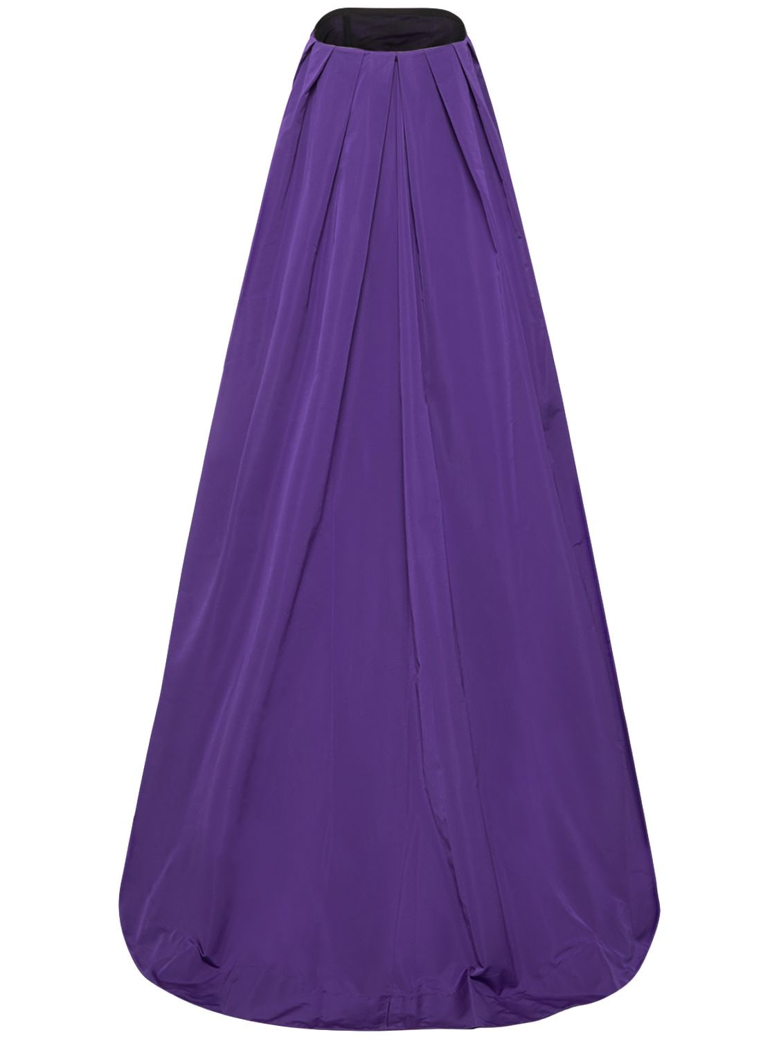 Shop Valentino Strapless Faille Gown In Purple