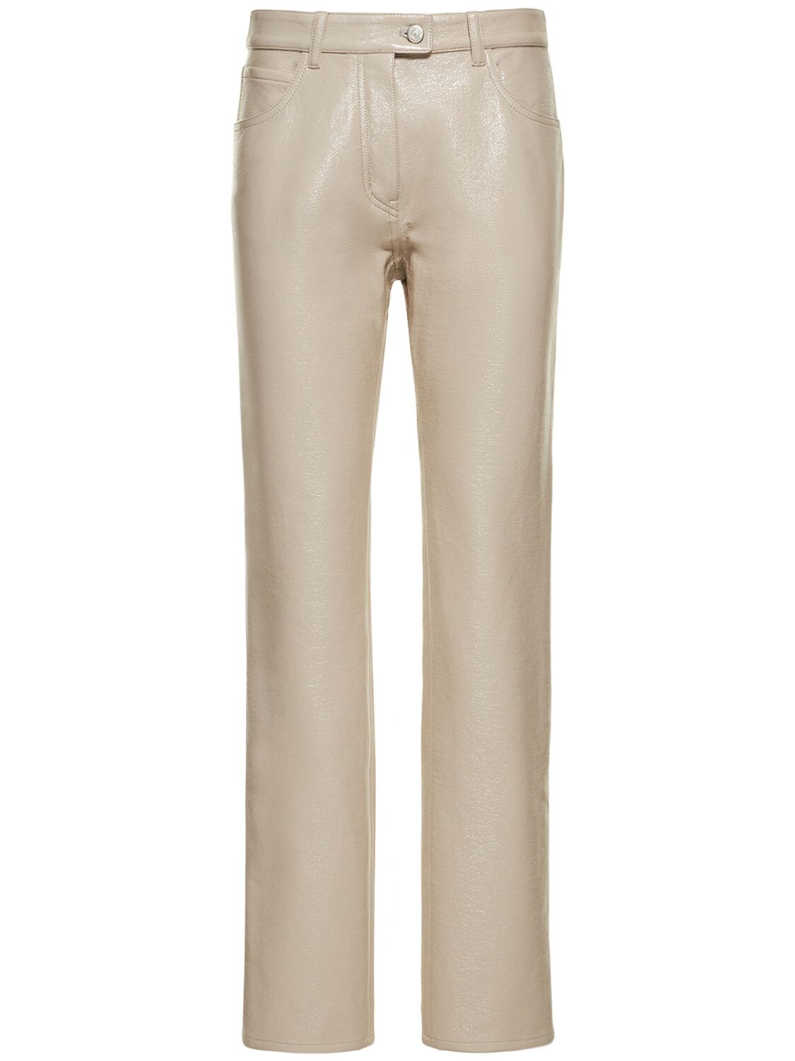 Courrèges Vinyl Pants In Grey