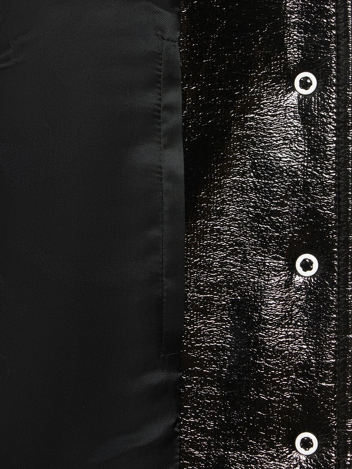 Shop Courrèges Vinyl Jacket In Black