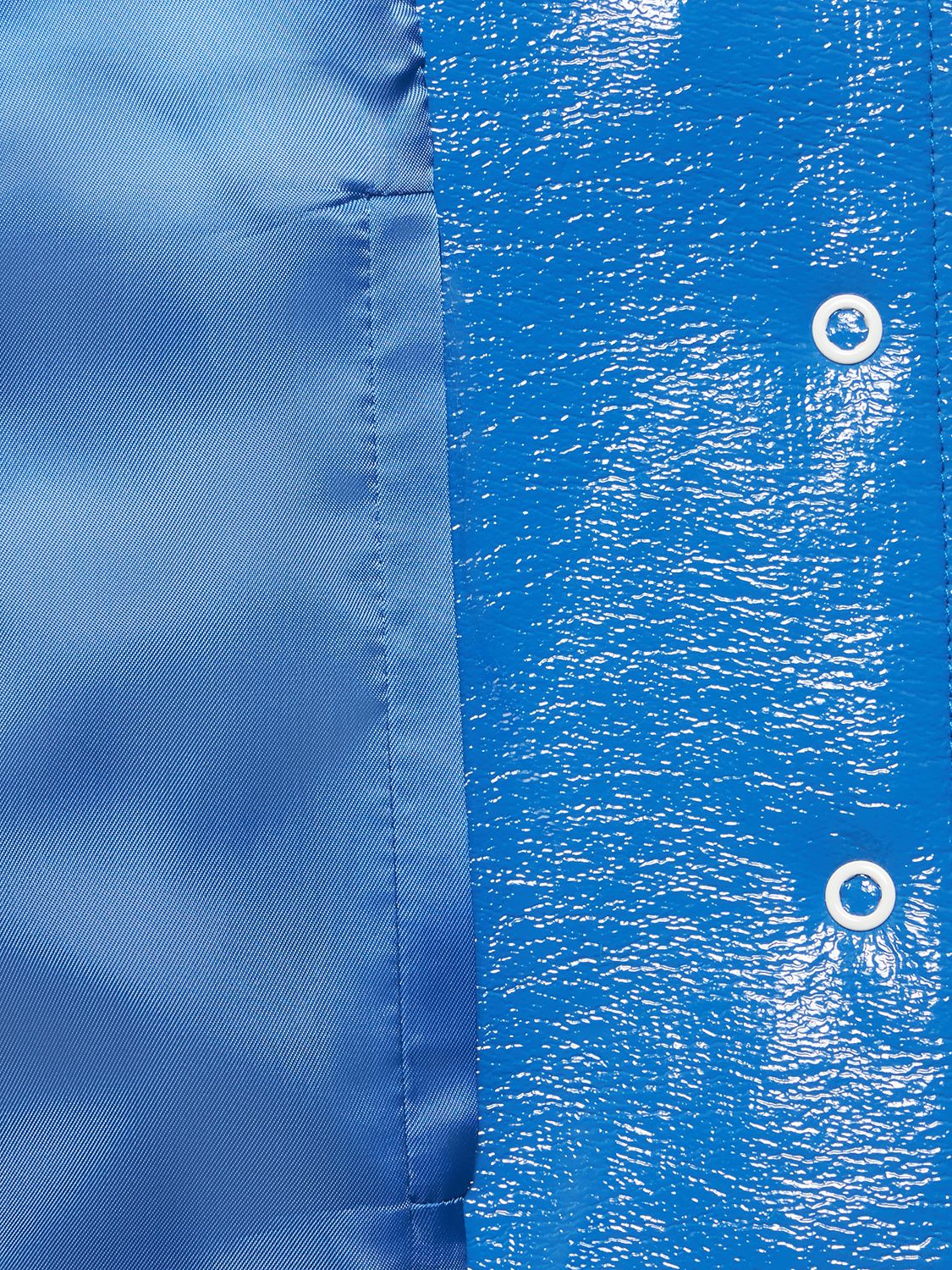 Shop Courrèges Vinyl Jacket In Blue