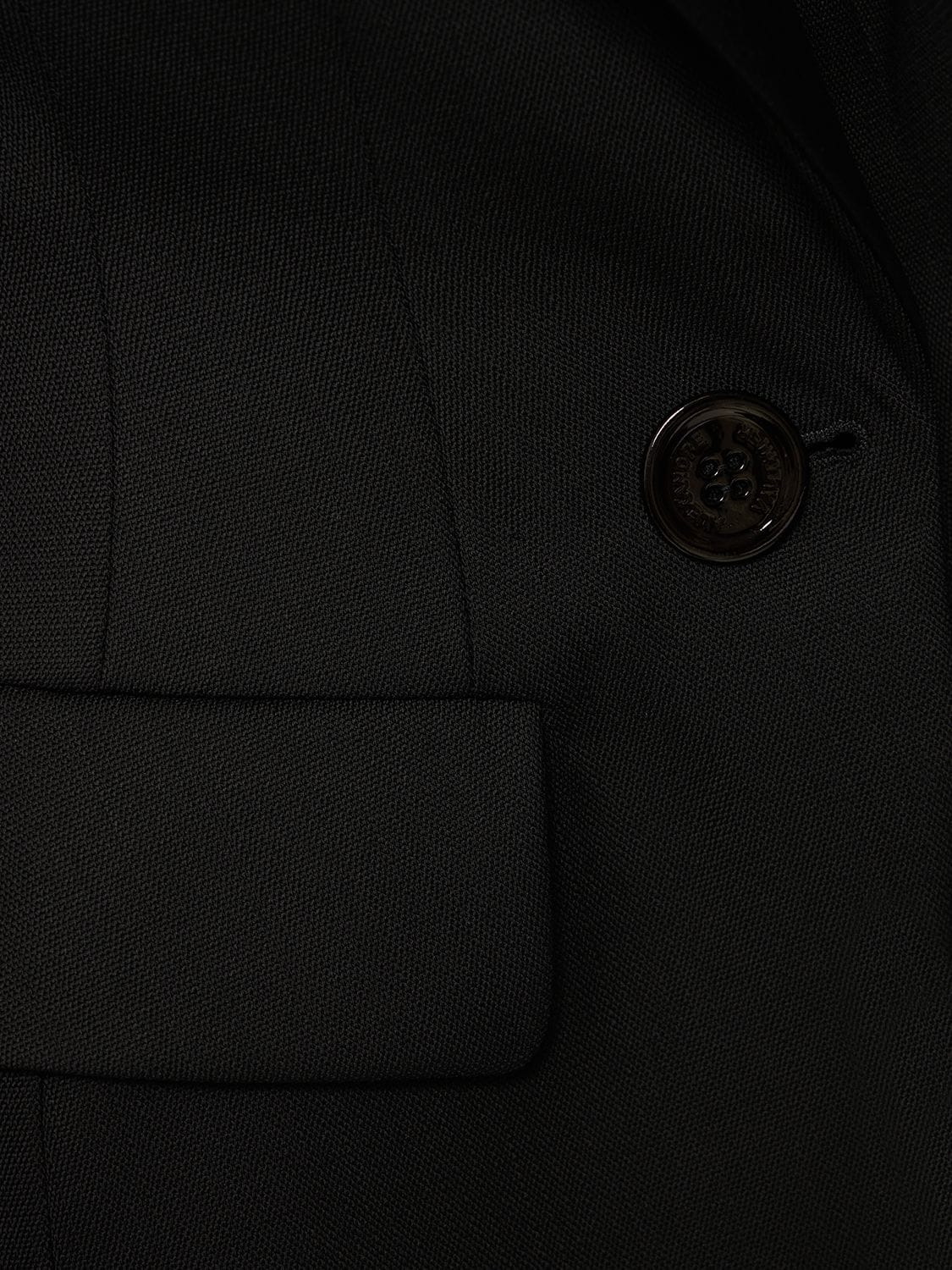 ALEXANDRE VAUTHIER COUTURE GRAIN DE POUDRE TUXEDO JACKET 