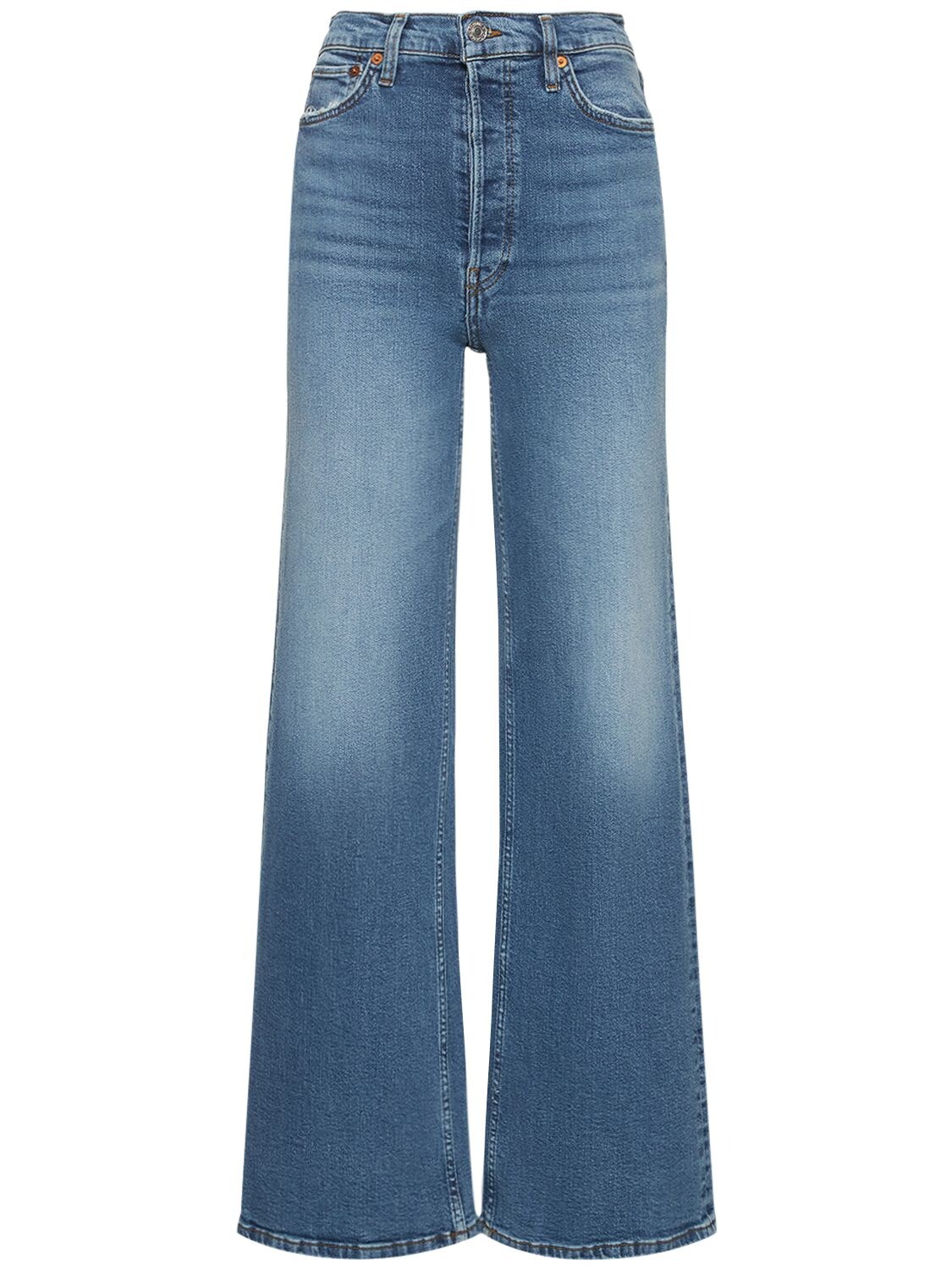 RE/DONE 70S ULTRA HIGH RISE WIDE LEG JEANS