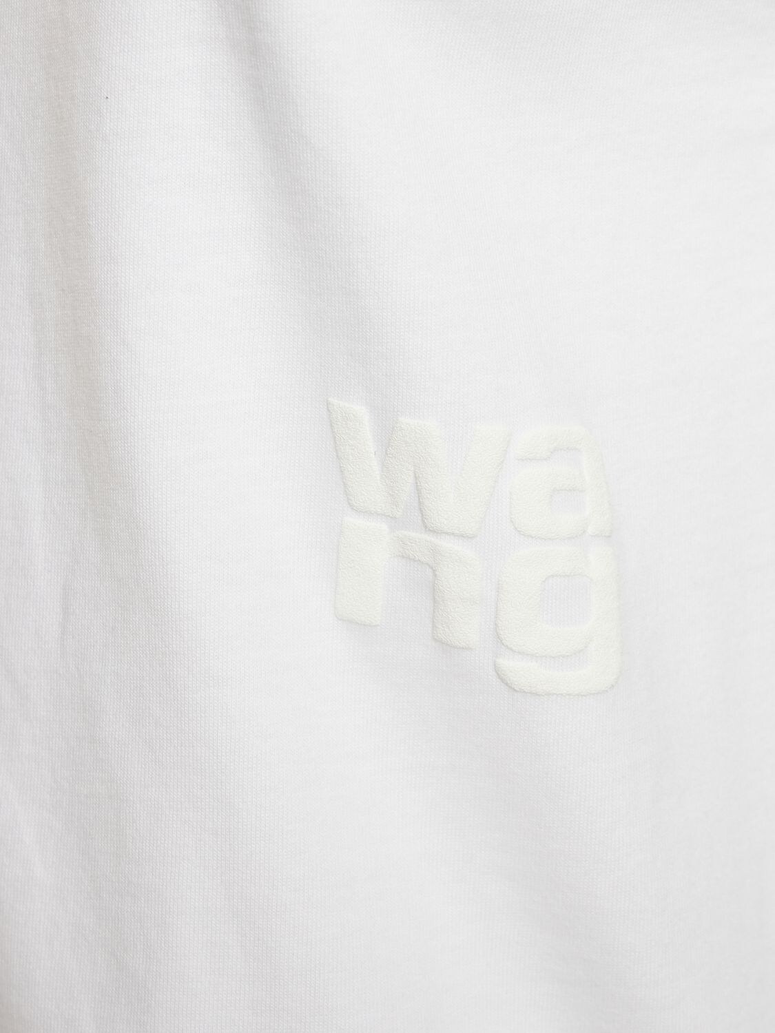 Shop Alexander Wang Essential Short Sleeve Cotton T-shirt In White