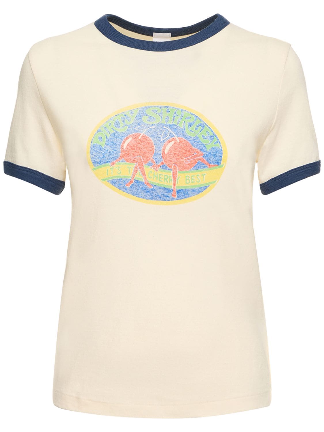 Ringer Dirty Shirley Cotton T-shirt – WOMEN > CLOTHING > T-SHIRTS