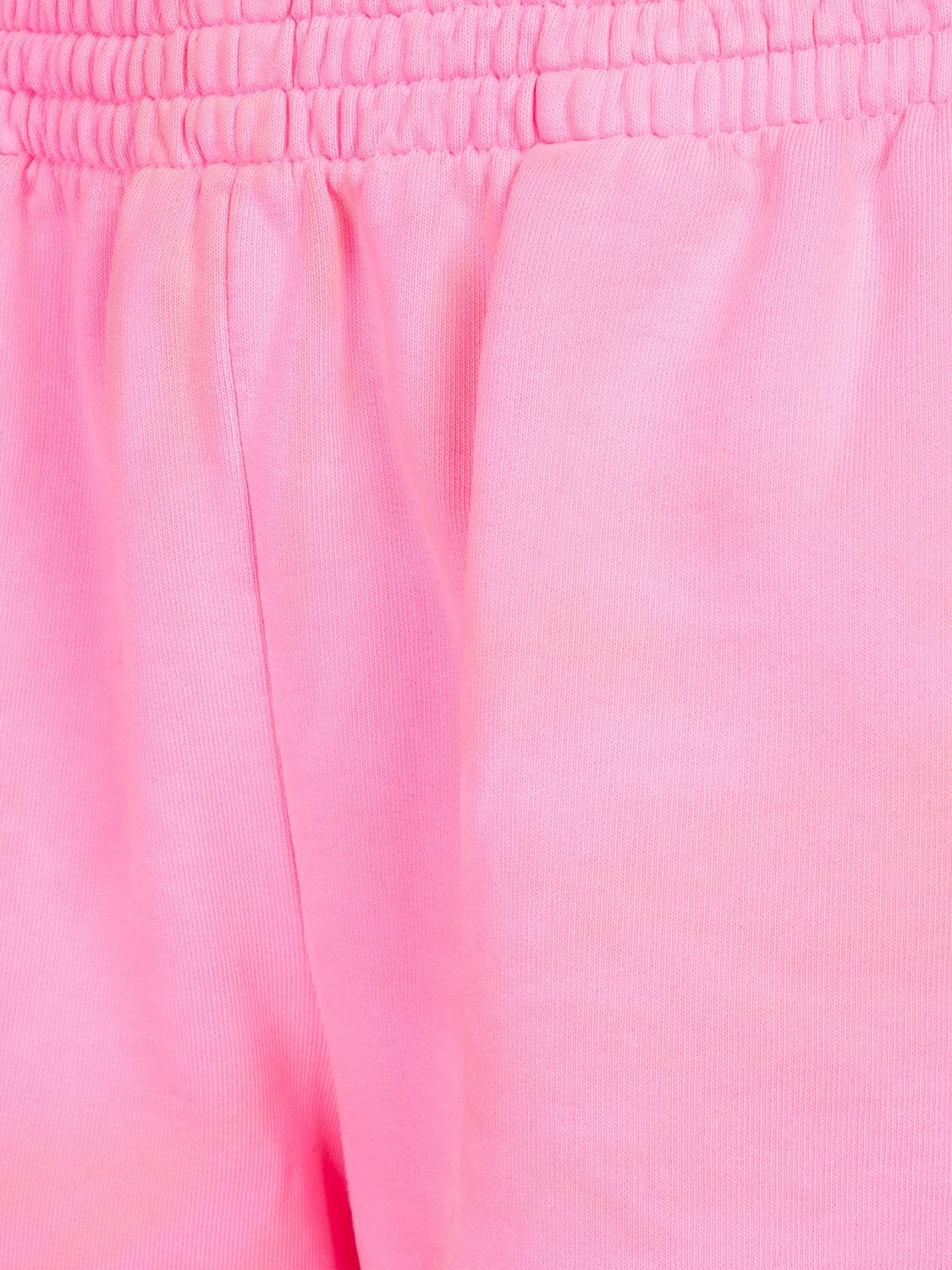 Shop Balenciaga Cotton Jersey Running Shorts In Hot Pink