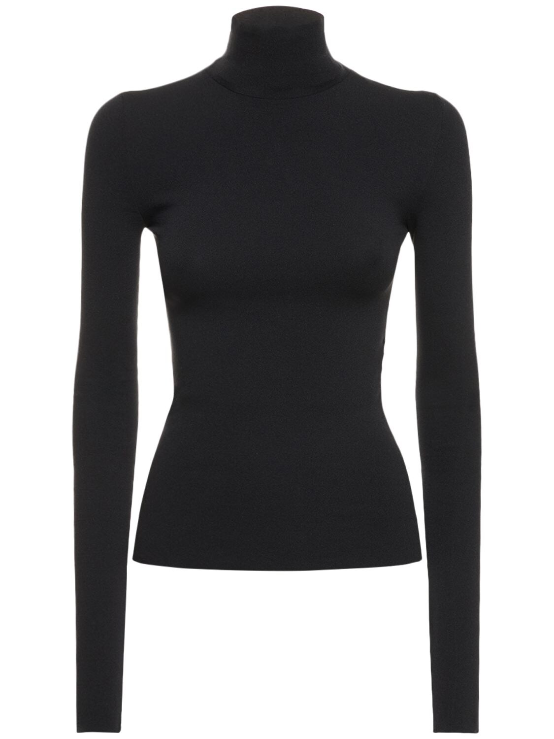 Second Skin Stretch Tech Sweater – WOMEN > CLOTHING > KNITWEAR