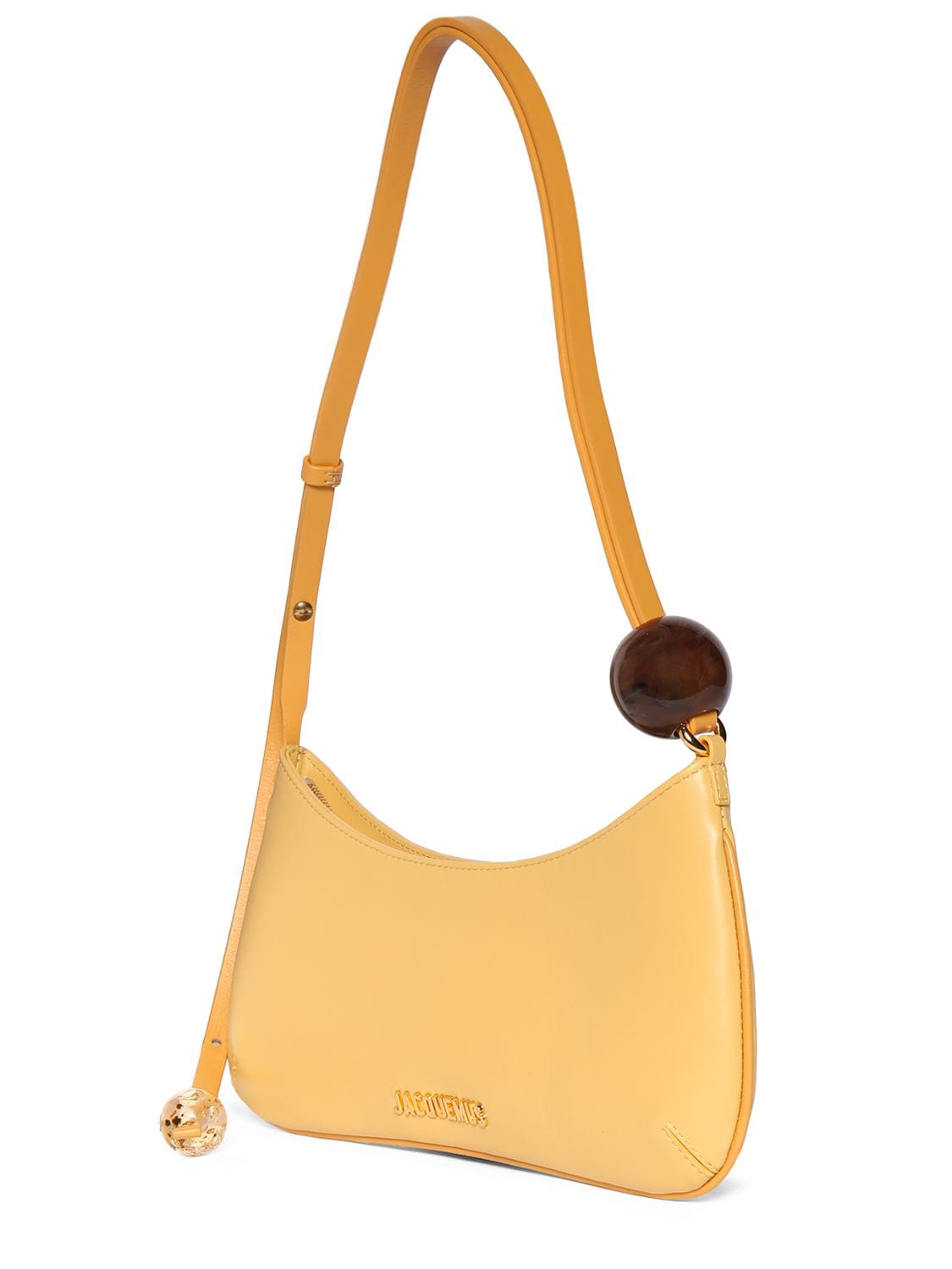 Jacquemus - Women's Le Bisou Perle Shoulder Bag - Yellow - Leather