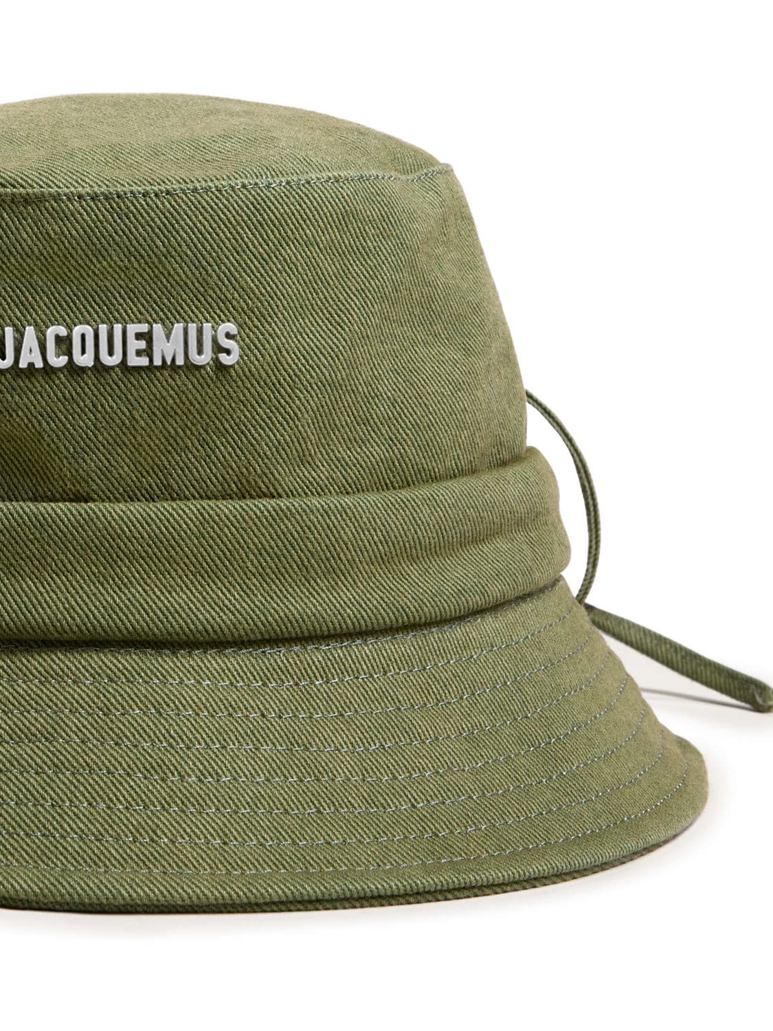 Shop Jacquemus Le Bob Gadjo Bucket Hat In Khaki