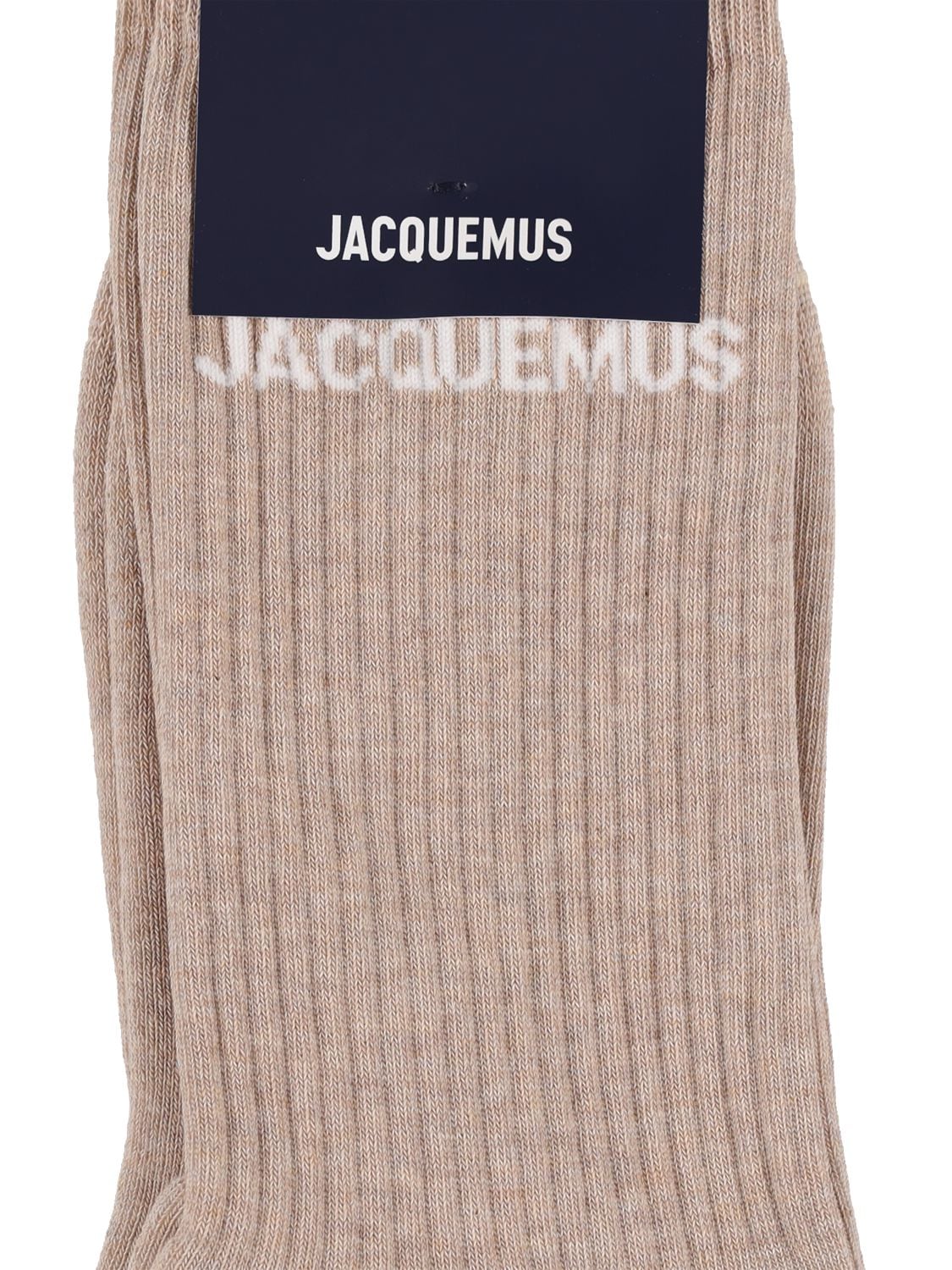 Shop Jacquemus Les Chaussettes Jaquemus Socks In Light Beige