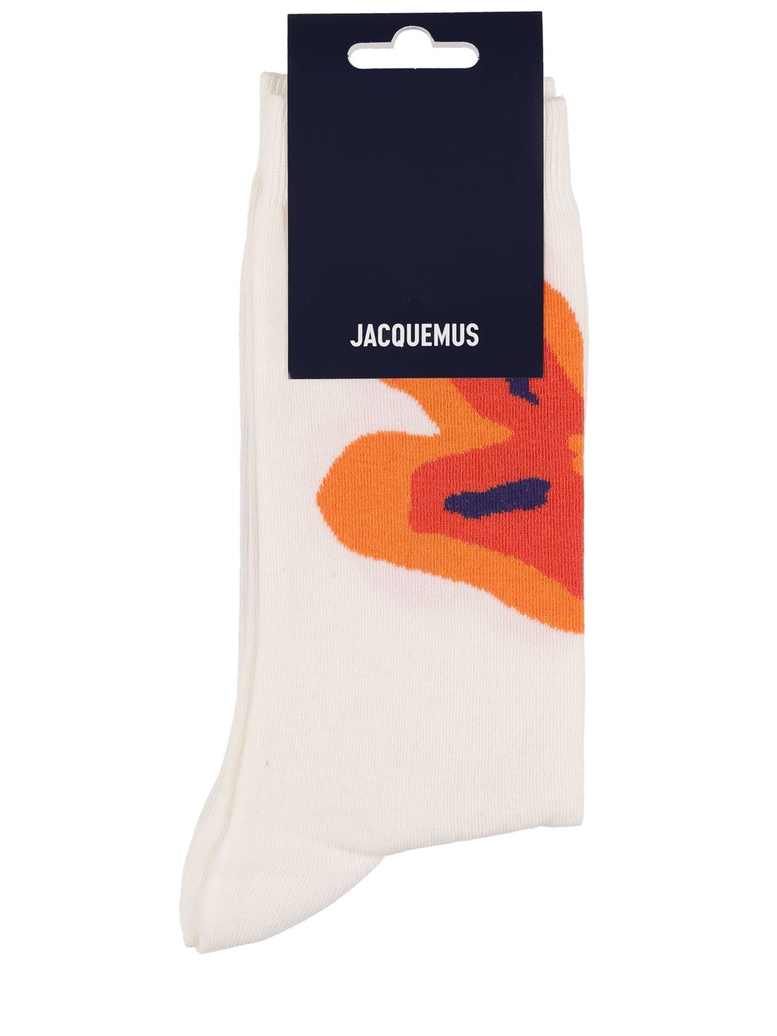 Jacquemus Les Chaussettes Espiral Socks In Hawaii Print