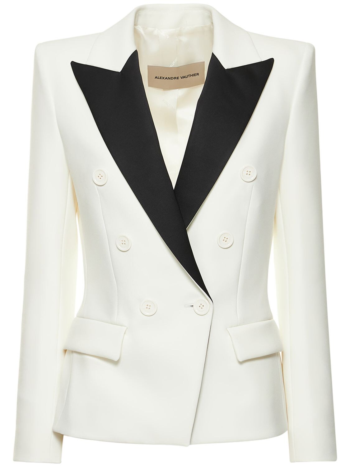 Crepe De Chine Tuxedo Jacket