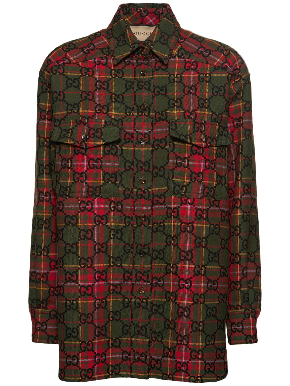 Image of Tartan Wool Shirt