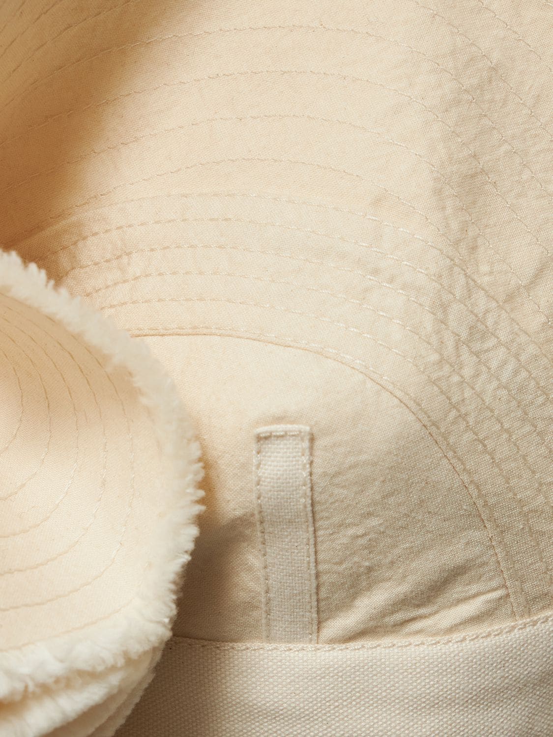 Bralette in off-white cotton