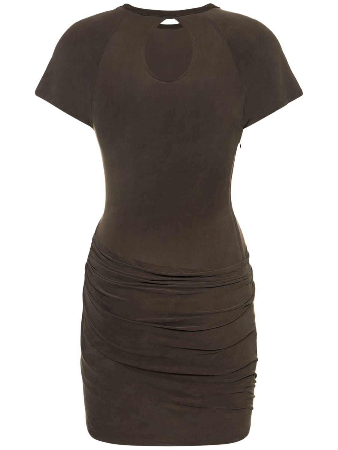 La Robe Espelho Court Cupro Mini Dress – WOMEN > CLOTHING > DRESSES