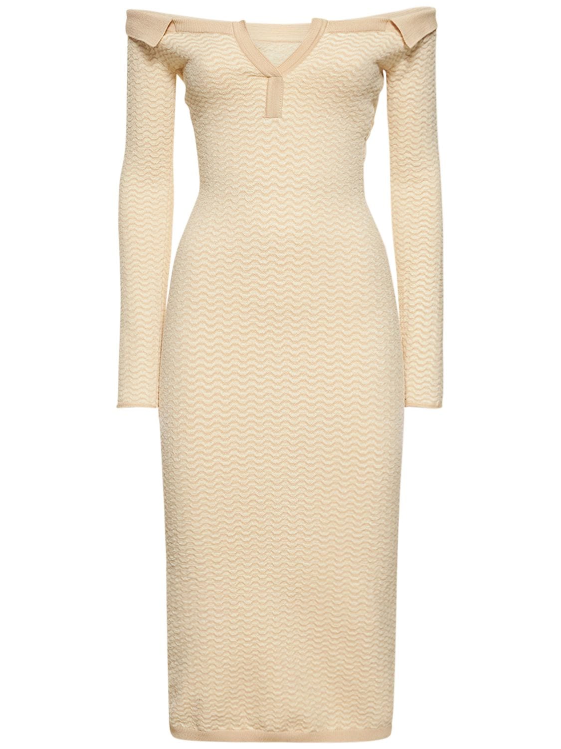 La Robe Maille Pampero Knit Midi Dress – WOMEN > CLOTHING > DRESSES