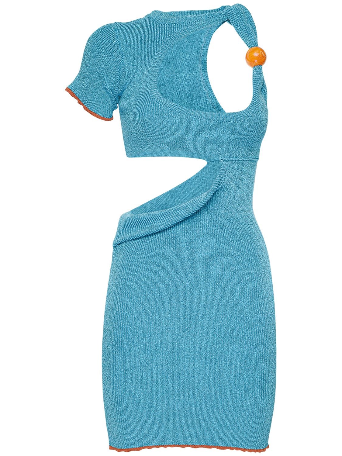 La Robe Brilho Knit Mini Dress W/ Bead – WOMEN > CLOTHING > DRESSES