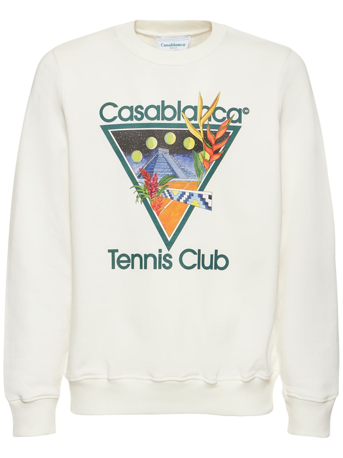 CASABLANCA TENNIS CLUB有机棉卫衣