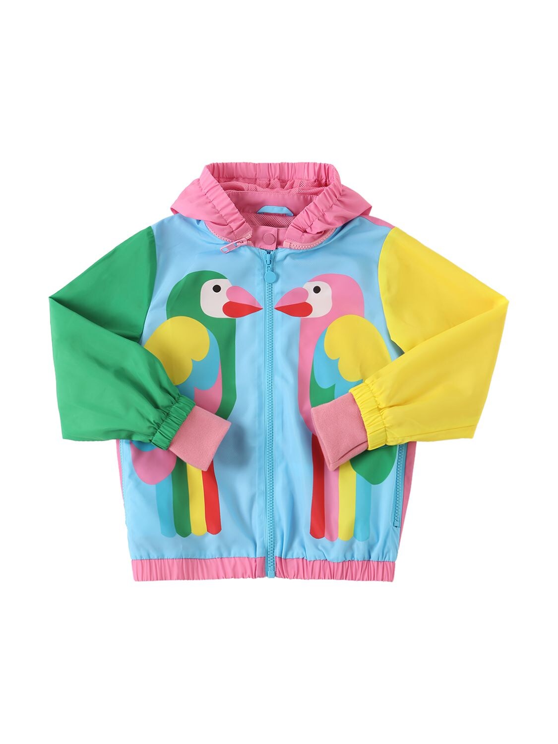 STELLA MCCARTNEY PARROT RECYCLED NYLON WINDBREAKER