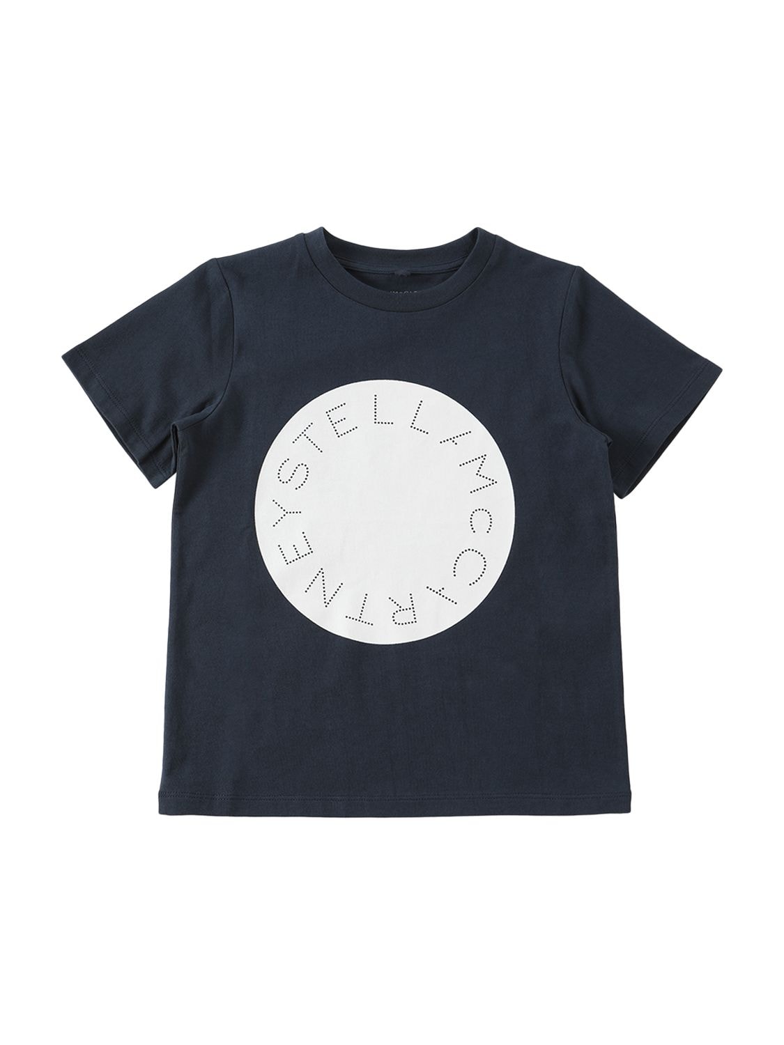 Logo Rubber Print Organic Jersey T-shirt – KIDS-GIRLS > CLOTHING > T-SHIRTS & TANKS