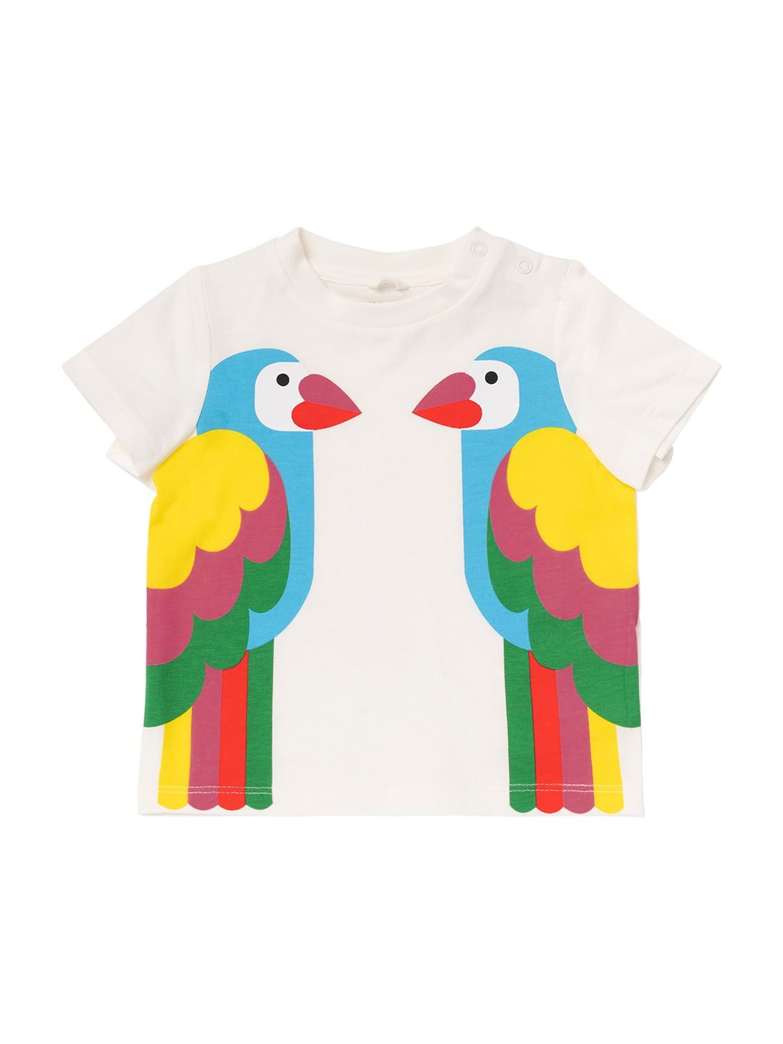 Parrots Print Organic Jersey T-shirt – KIDS-GIRLS > CLOTHING > T-SHIRTS & TANKS