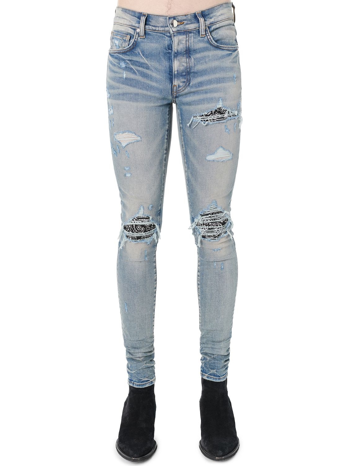 Image of 15cm Mx1 Bandana Tapered Denim Jeans