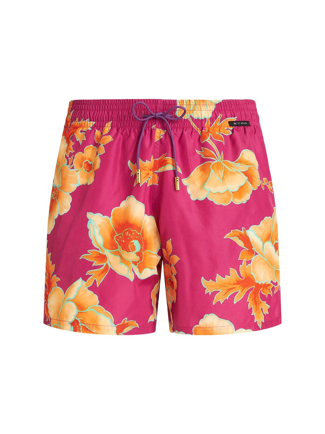 ETRO Flower Print Tech Swim Shorts