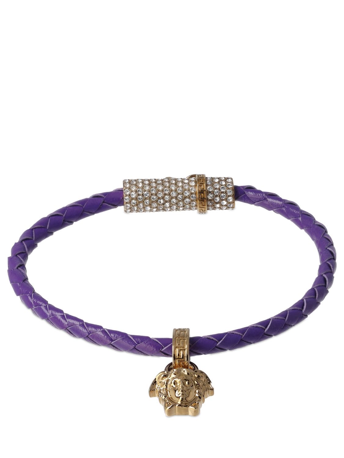 Crystal Medusa Leather Bracelet – WOMEN > JEWELRY & WATCHES > BRACELETS