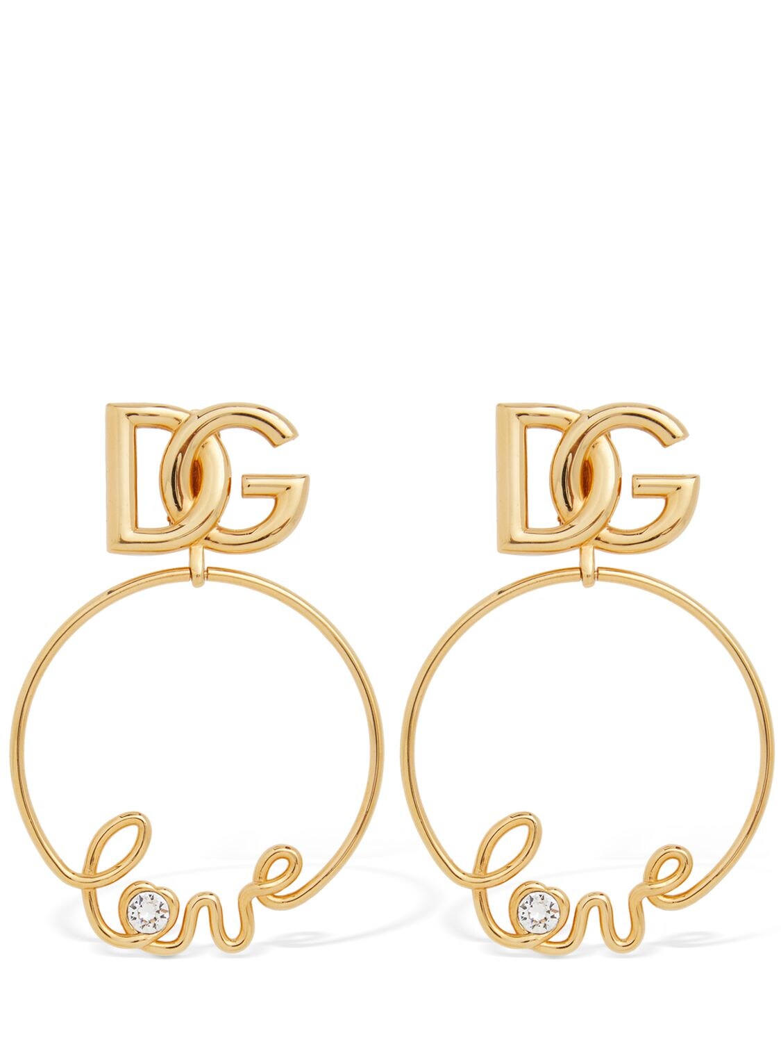 DOLCE & GABBANA Love Dg Clip-on Earrings