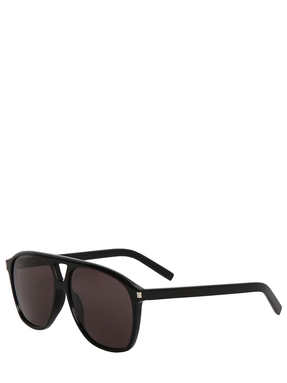 Shop Saint Laurent Sl 596 Dune Acetate Sunglasses In Black