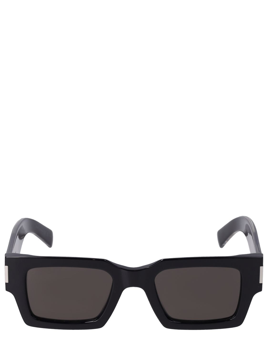 Shop Saint Laurent Sl 572 Acetate Sunglasses In Black