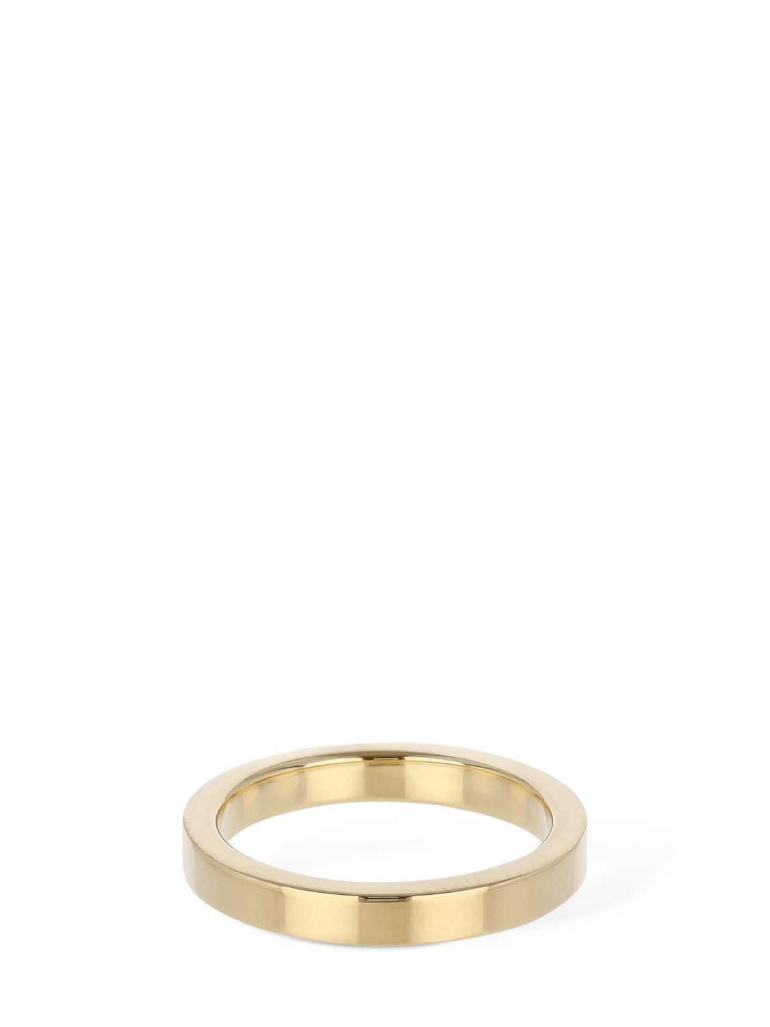 Shop Maison Margiela Thin Ring In Gold