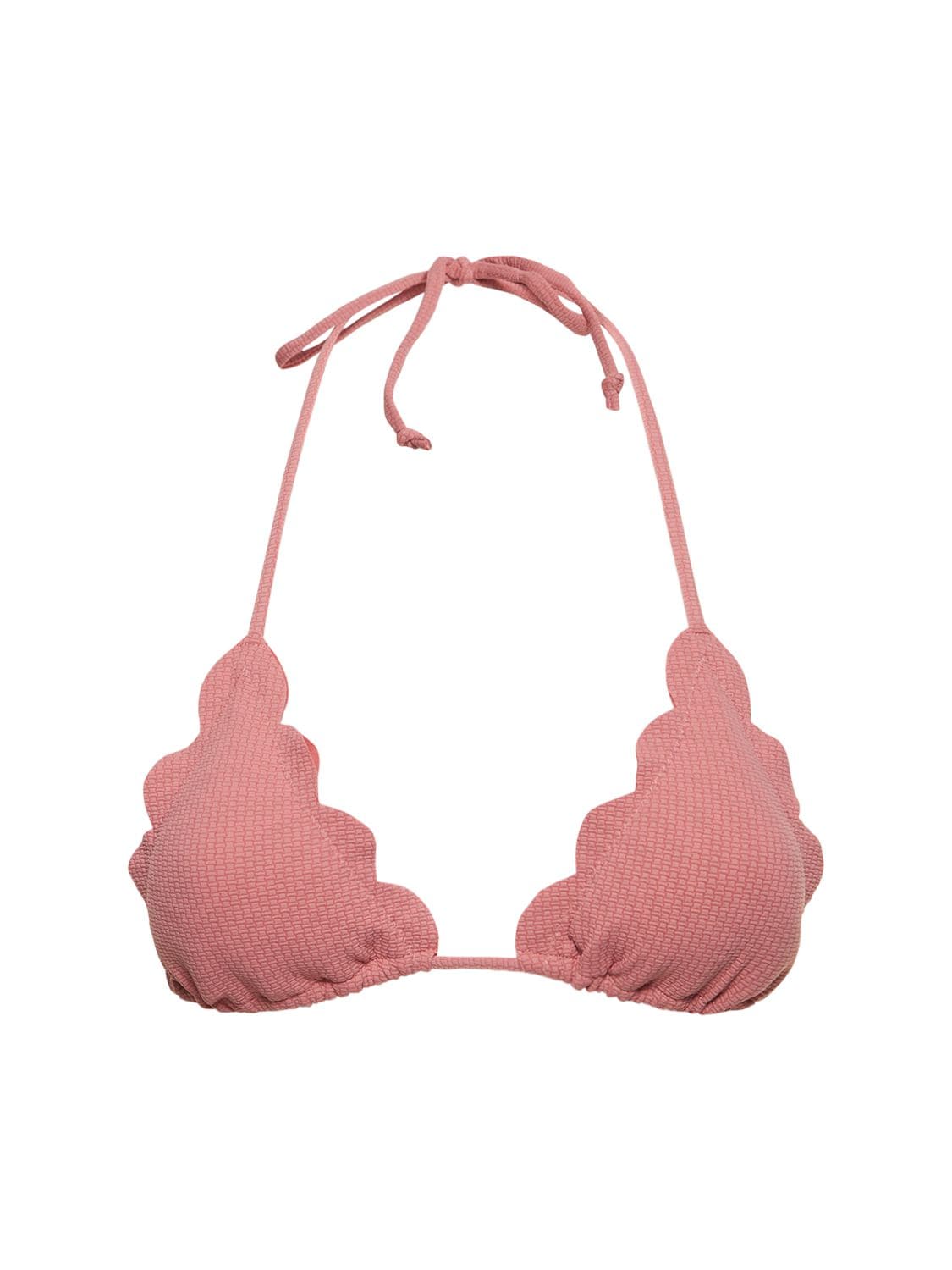 Marysia Broadway Tie Bikini Top In Pink