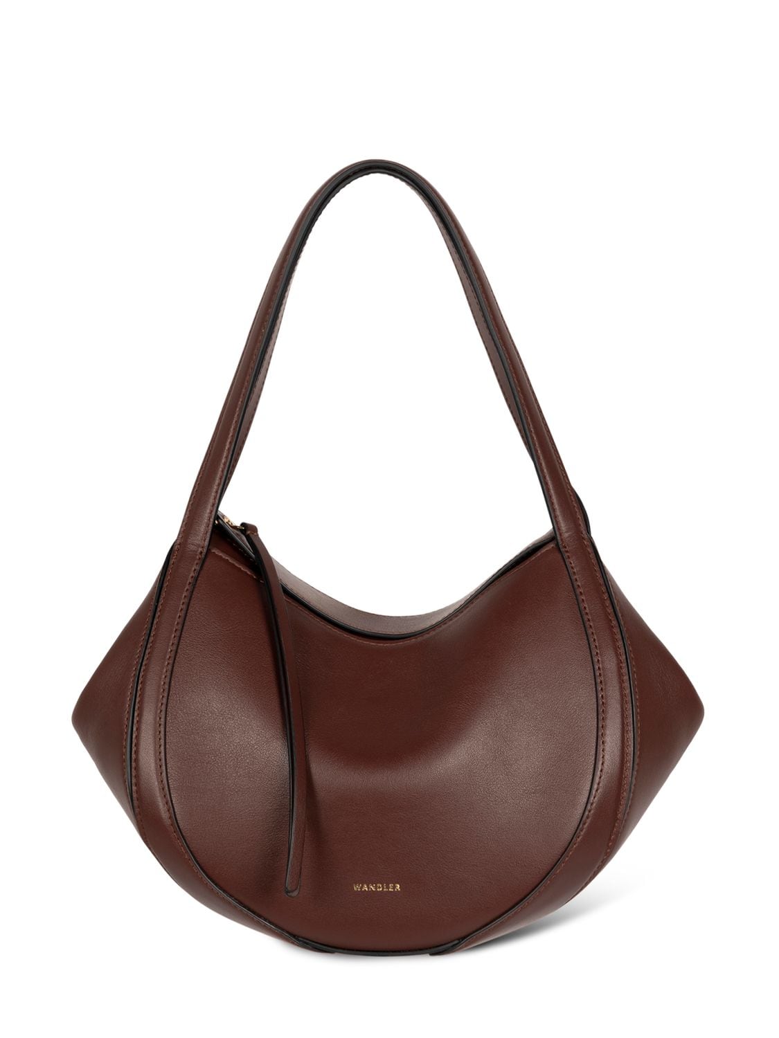 Image of Mini Lin Leather Shoulder Bag