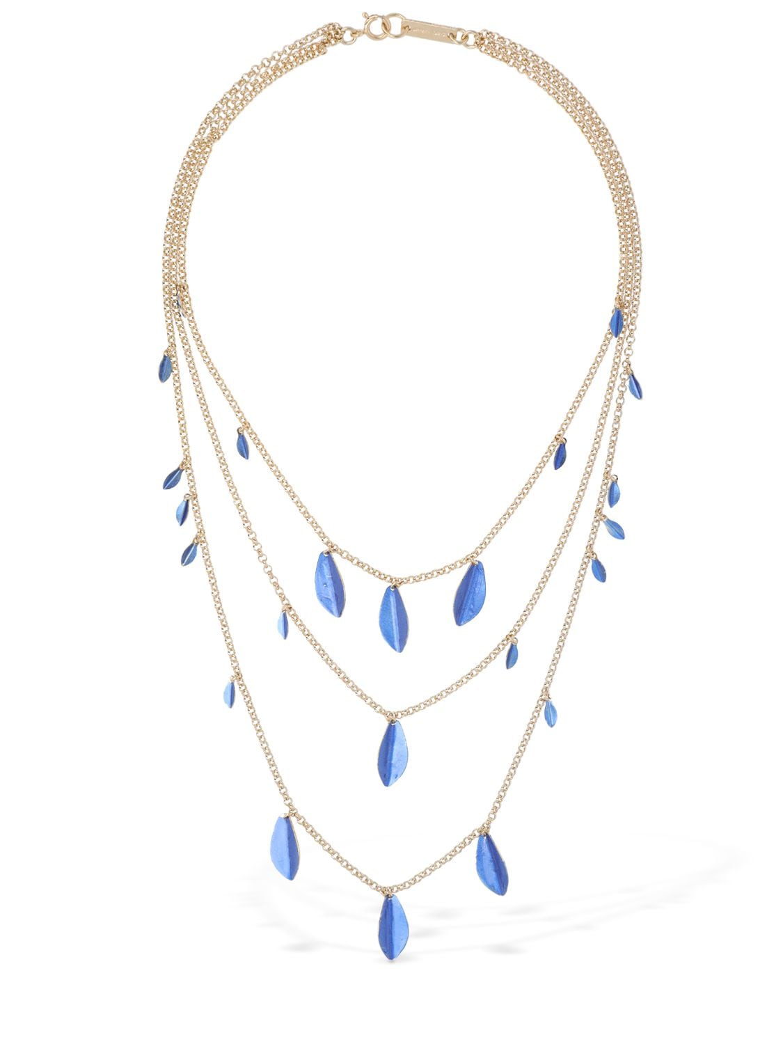 ISABEL MARANT COLOR SHINY LEA MULTI WIRE NECKLACE